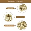 QUARKZMAN Knurled Insert Nut M3 x 8mm L x 5mm