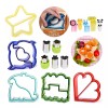 Dolores Kit Reposteria Pasteleria Sandwich Galleta Mold Acero Inoxid