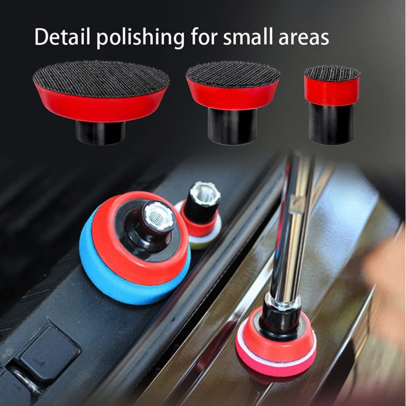 Bestgle 3 Packs M14 Hook and Loop Backing Pads, 1/2/3