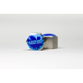 BIKE-label Valve Caps Motorcycle Pack of 2 Compatible with Yamaha MT-125 Icon Blue X400580