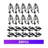 RACOONA 20PCS Car ClipsMetal Retainer ClipsCar Dash Dashboard Console Trim