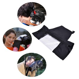 Waterproof Camera Cover, Camera Rain Sleeve, Camera Rain Cover, DSLR Rain Cover, DSLR Camera Cover, Professional Weather Shield & Outdoor Cover For All Cameras, Soft, Black