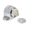 Hermex TOMA-3, Tope para puerta, magnético de cromo