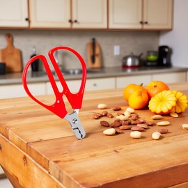 Red Melon Seed Cracker Plier, Sunflower Seeds Plier Opener - Seed Cracker Sheller Opener Peeling Pliers for Melon Seeds, Small Nuts, Specialty Tools and Gadgets