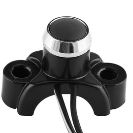 Keenso Motorcycle Kill Switch, ATV 22 mm Handlebar Switch, Killschater, Integrated Motor, On/Off Switch, Universal for Motorcycle, Dirt Bike, ATV (Black)