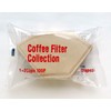 Kanae Paper Coffee Filters KS Trapezoid 1-2 Cups, 100 Count,