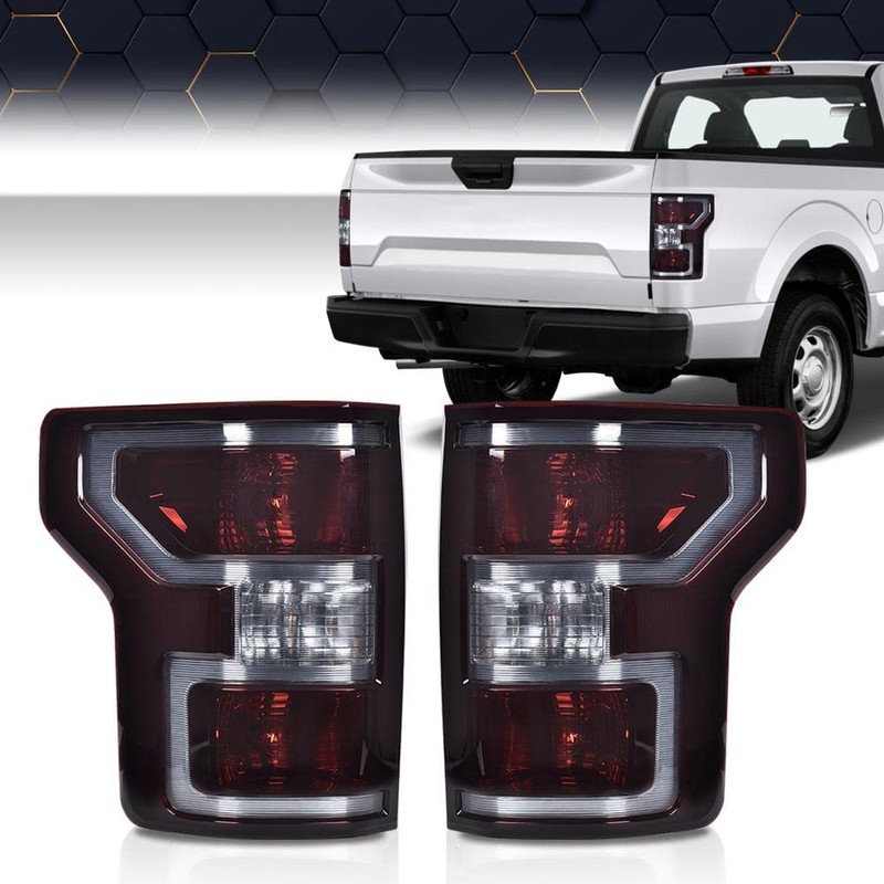 PIT66 Rear Tail Lights Assembly Compatible with Ford F150 2018