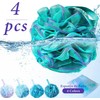 Juego de 4 Esponjas de Baño Extra Grandes de 75g