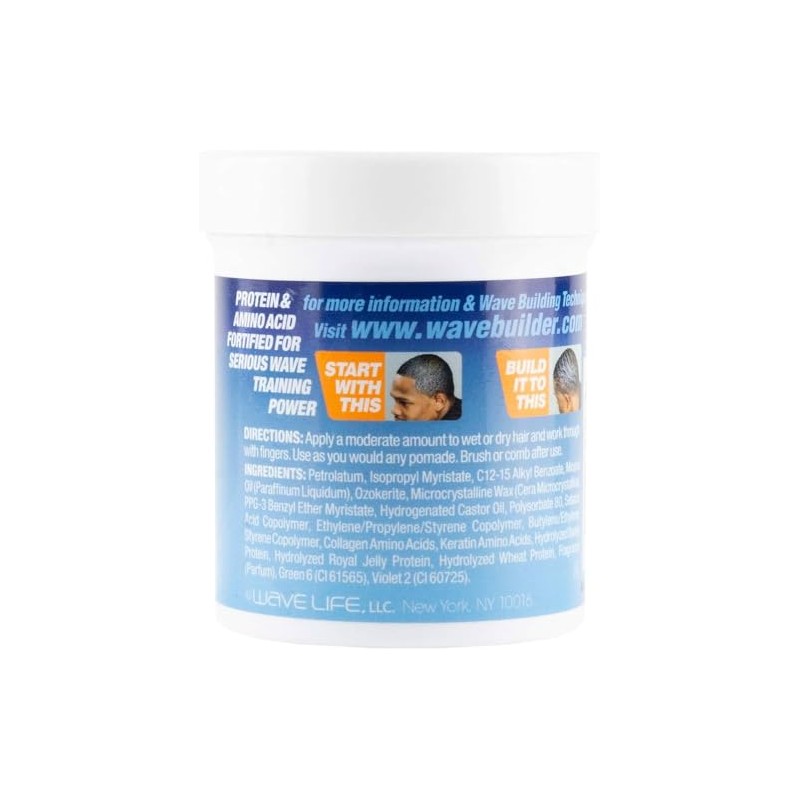 WAVEBUILDER Oil Jel Pomade Medium Hold, 3.5 OZ