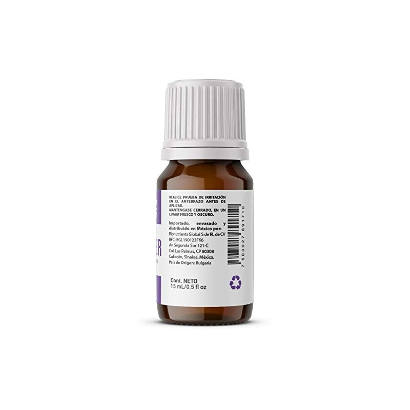 Lavender Oil, Aceite Esencial de Lavanda 15ml True Essentials. Colección