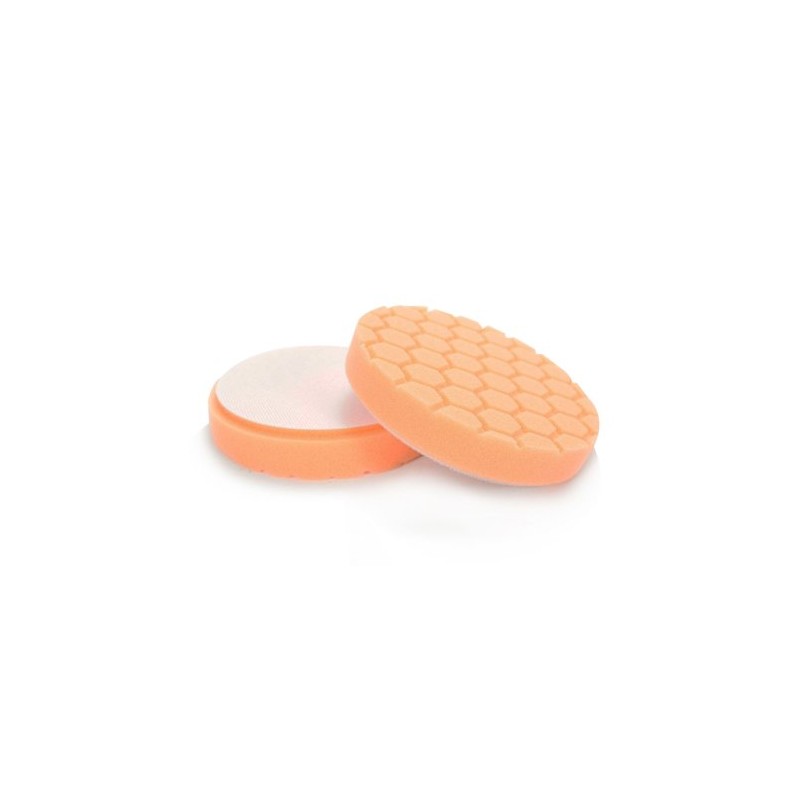Chemical Guys Hex-Logic Almohadilla de Corte Medio-Pesada BUFX-102HEX6, Naranja, 6.5