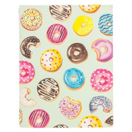 Graphique Doughnut Love Pocket Notes – Pocket Notebook with Colorful Painted Design & "Donut Worry, Be Happy" Interior w/ Matching Magnetic Lid Case, 75 Full Color Pages, 3" x 4"