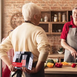 Herda 6 Glass Stainless Steel Kitchen Seasoning Mill Spice Grinder Set