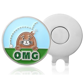 Don Flyee Golf Marker Magnet Mole Oh my God! Cute Animal Animal Alloy Hat Clip E0043