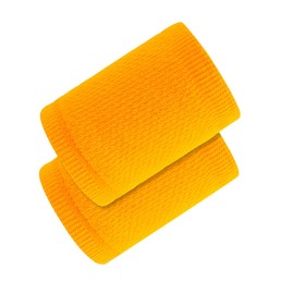 SAFIGLE 1 Pair Sports Compression Wrist Support Breathable Exercise Wristband for Basketball Tennis Fitness and More Durable Protective Wrist Brace Orange