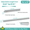 Stove Gap Covers Stainless Steel Stove Gap Filler,13.8'' to 27.5''