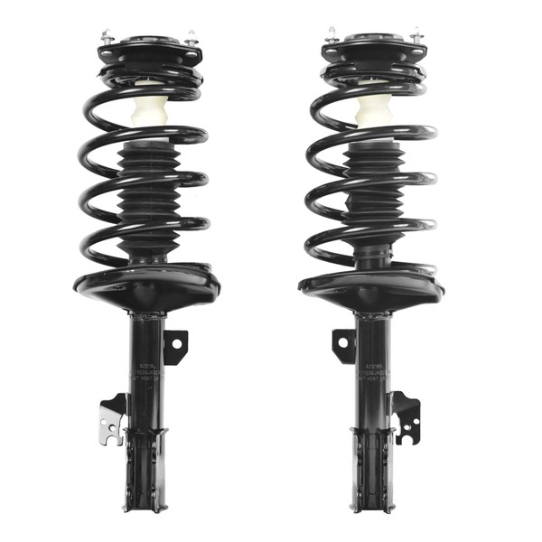 PHILTOP Front Struts for Sienna 2004 2005 2006, Shock Absorber Complete Suspension 172981+172980, Struts with Coil Spring Assemblies SAA715 2 Pcs