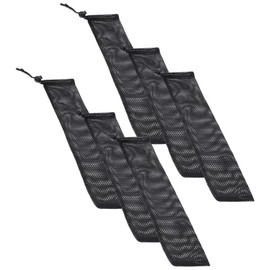 Totority 6Pcs Drawstring Mesh Bag for Birds Feeder Convenient Food Storage for Wild Birds Easy to Clean and Reusable Garden