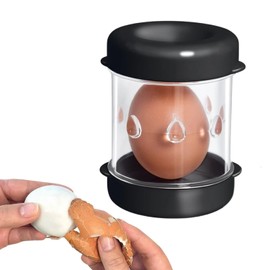 Hard Boiled Egg Peeler Tool, New Creative Manual Boiled Egg Sheller Opener, Plastic Egg Separator for Effortlessly Removing Eggshells from Hard-Boiled Eggs