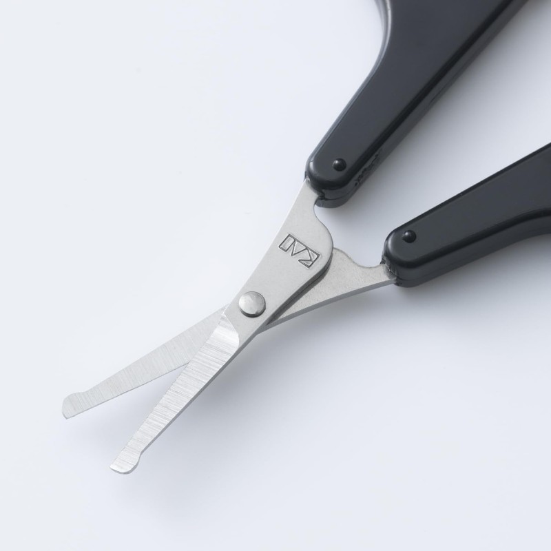Kai Corporation KAI Groom! Thin Blade Safety Scissors, Round Tip,