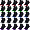 Tsmollyu Boys Socks 25 Pairs kids Sport Ankle Athletic Socks