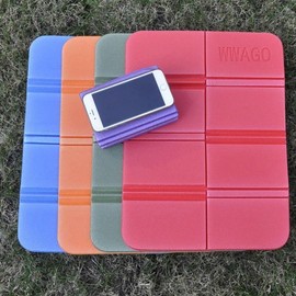 Colorful Moisture-Proof Foldable Mat for Camping, Outdoor Picnics & Hiking Sponge Red 2ea