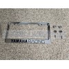 SIGNWERKZ Yamaha Racing Chrome Stainless Steel US/Canada License Plate Frame