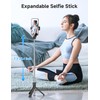 Portable Selfie Stick, 4 in 1 Extendable Phone Tripod Stand