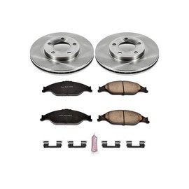 Power Stop KOE1301 Autospecialty Front Replacement Brake Kit-OE Brake Rotors & Ceramic Brake Pads For Ford Mustang 1999-2004 [Model Specific]