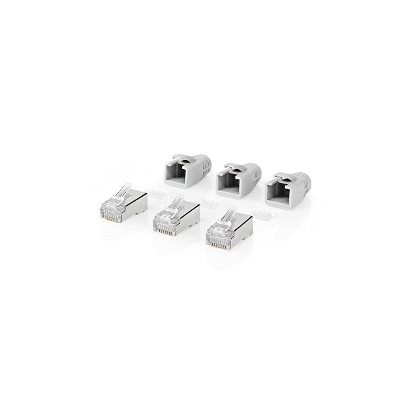 NEDIS CCBW89380GY RJ45 Connector | RJ45 Pass Through | Fixed/Stranded