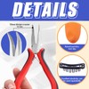 Glarks 574Pcs Hair Extension Tools Kit Including 4 Colors Micro