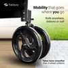 Helavo 3 Wheel Rollator Walker for Seniors, 3 x More