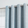 Melodieux Wheat Embroidery Linen Blackout Curtains for Living Room Bedroom