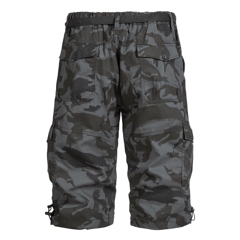 Mylldey Men's Cargo Shorts 3/4 Relaxed Fit Mens Running Shorts