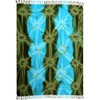 Sarong Beach Towel Pareo Wrap Skirt Blue Green Batik Sar03
