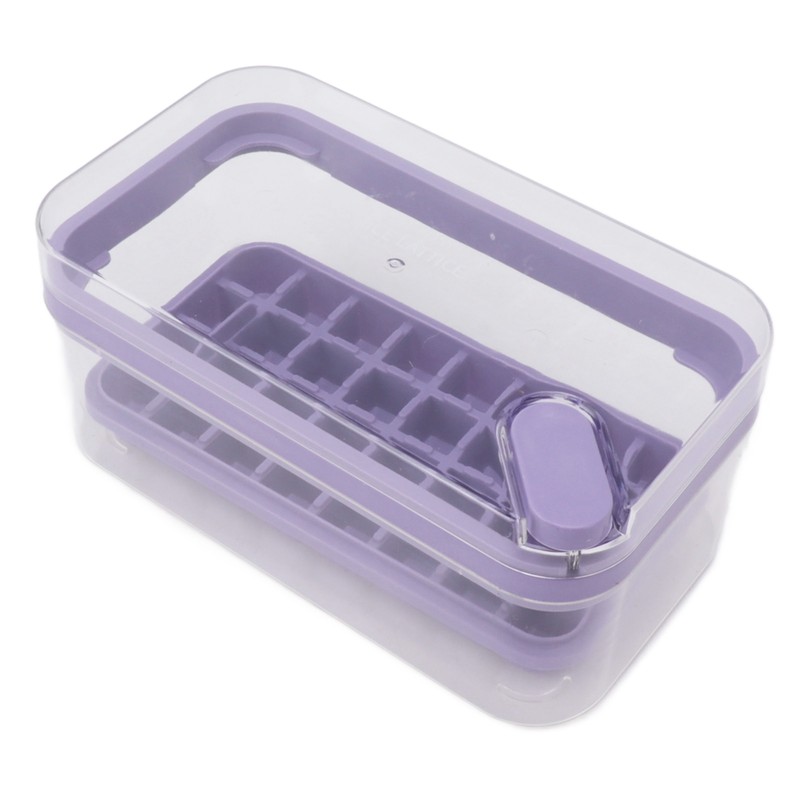 Easy Release Ice Cube Tray Plastic 32 Grids Ice Tray