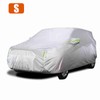 Car Cover Full Sedan Covers with Reflective Strip Sunscreen Protection