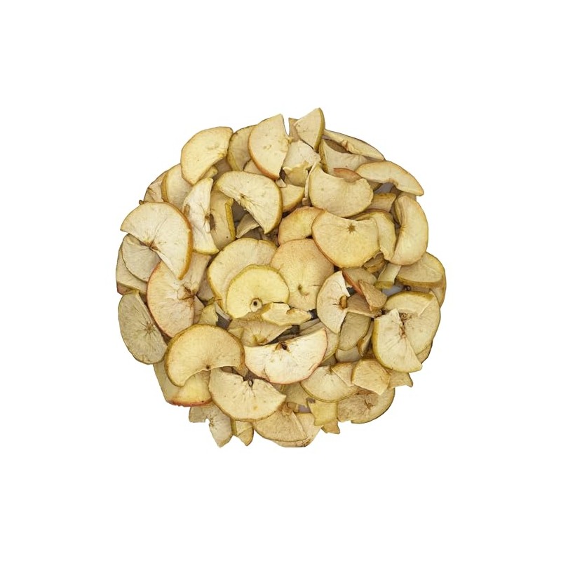 Fried Natural Apple Chips, No Added Sugar or Color, 2.2