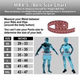 MRX Weight Lifting Belt with Double Back Support Gym Training 5" Wide Belts 11 Colors (Pink-Black, Large)
