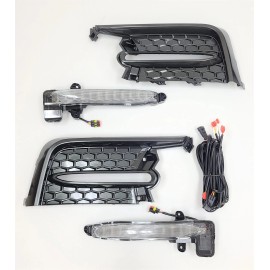 LEDIN LED Fog Accent Lights For 2020-2022 Corolla SE XSE Sequential DRL Signal Bezels