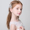 HappyHome Children's Hair Accessory Set, Hair Ornament, Faux Pearl, Wedding,