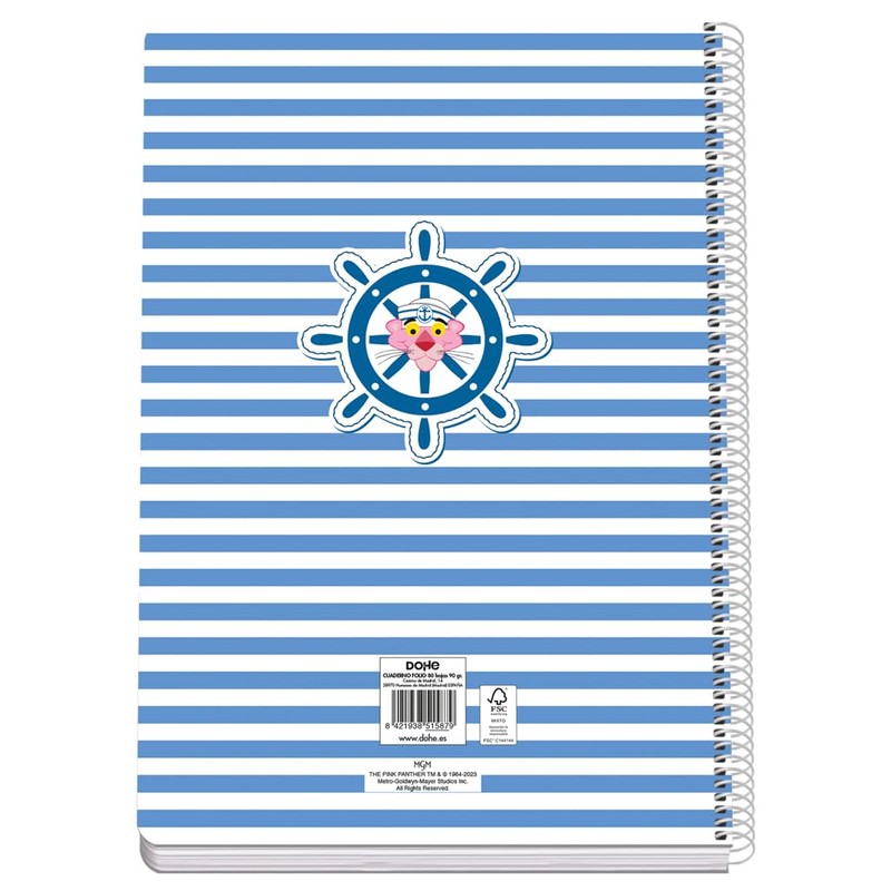 DOHE Squared Notebook Folio Size (21.5 x 31 cm) Spiral