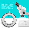 3.5W Microscope Camera 60LED Light Source Brightness Adjustable Ring Lamp