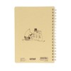 Sunstar Stationery S2642964 Moomin Notebook, Ring Notebook, B6, 25 Spring