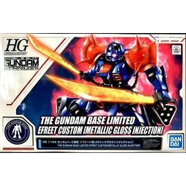 Bandai HGUC 1/144 The Gundam Base Limited Efreet Custom [Metallic Gloss Injection] Model kit