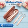 Raspador de lengua de acero inoxidable ZJSXYF – Set 4
