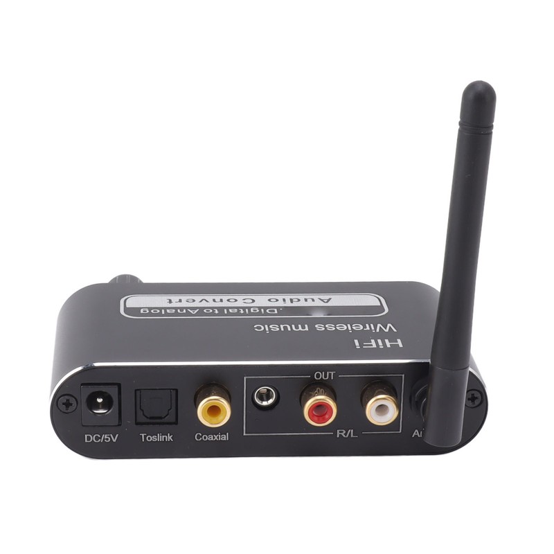 Digital to Analog Converter Coaxial to Analog Adapter Bluetooth 5.1