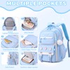 Girls Backpack for School,Kids Backpack with Pencil Case Set for