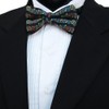 Red Music Note Stave Bow Tie Bow Tie [Simple Wearing