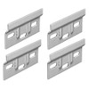 4 x Kitchen Cabinet Hanging Bracket Wall Mounting Hanger Plate